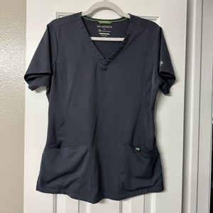 Grey Healing Hands Scrubs!